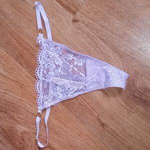 VS lavender w/ adjustable waist strap thong